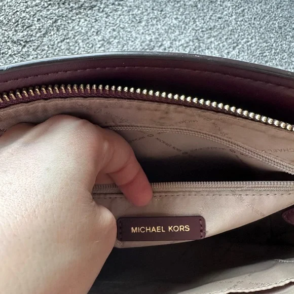 Michael Kors Plum Satchel - Picture 11 of 14